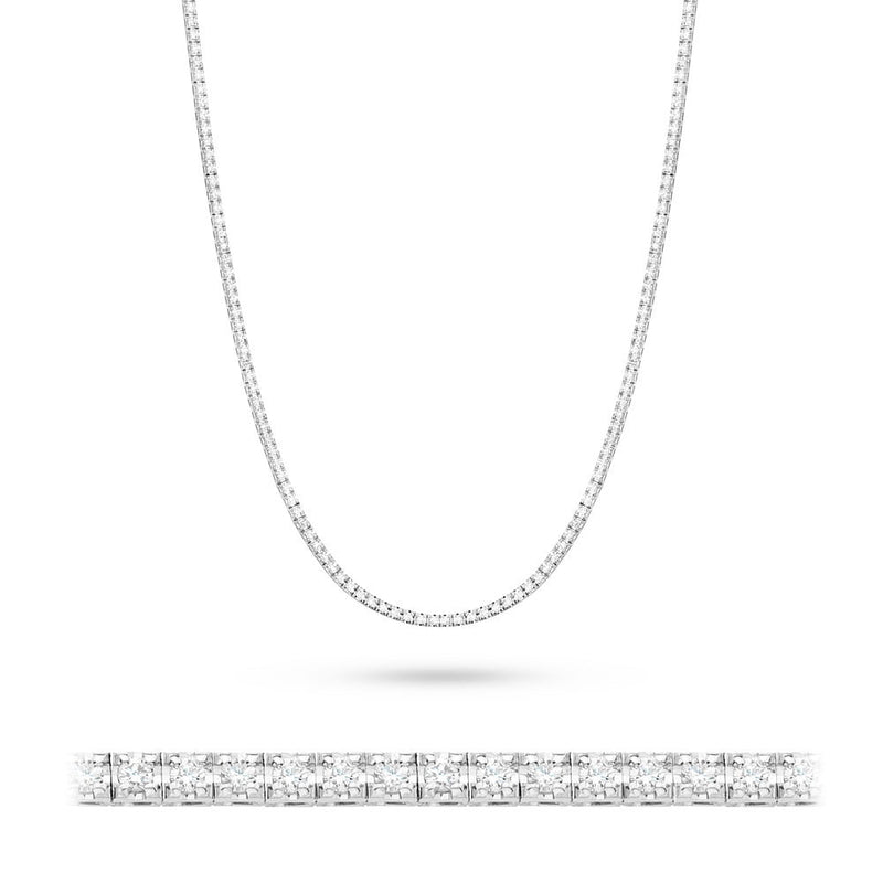 Colier Aur 14K cu Diamante Naturale 4.38 ct, imaginea 1 din 3