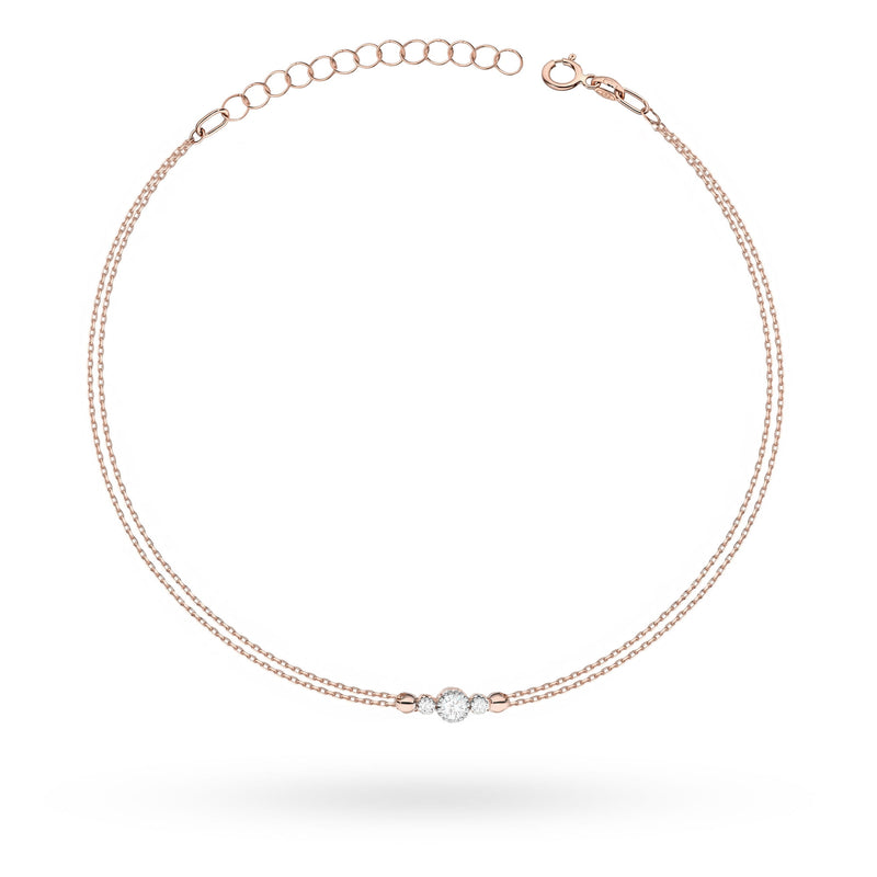 Bratara Aur 14K cu Diamante Naturale 0.13 ct, imaginea 3 din 4