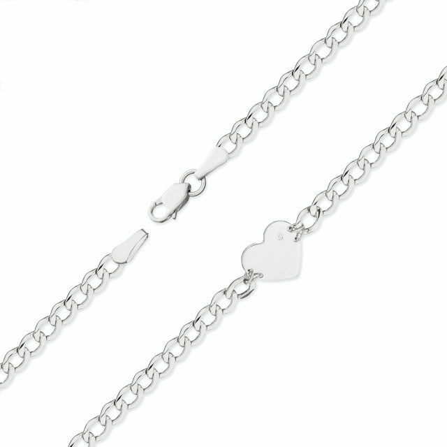 Bratara Aur 14K cu Diamant Natural 0.01 ct, imaginea 4 din 8