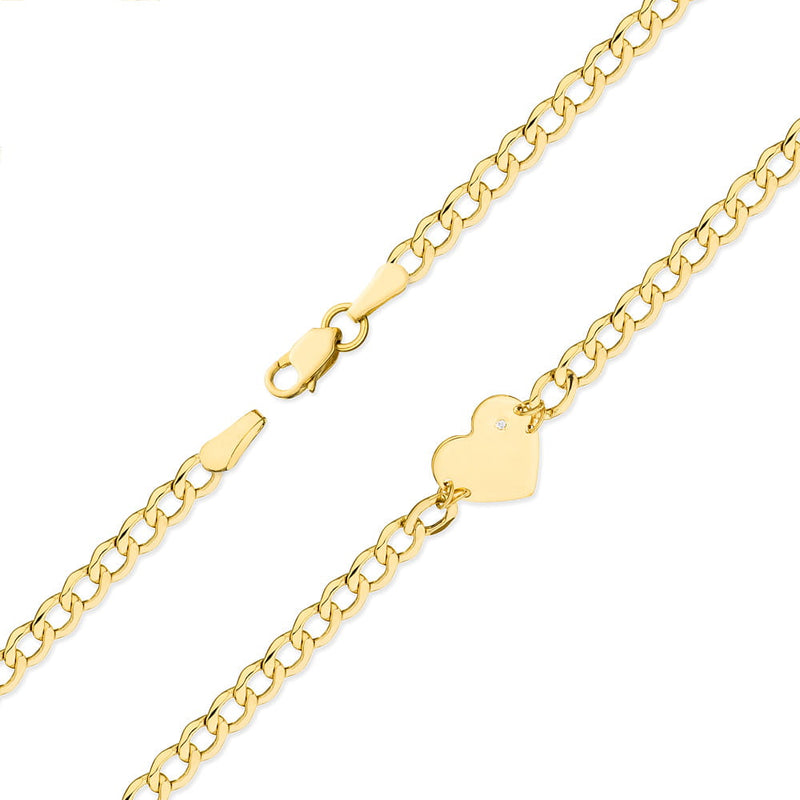 Bratara Aur 14K cu Diamant Natural 0.01 ct, imaginea 6 din 8