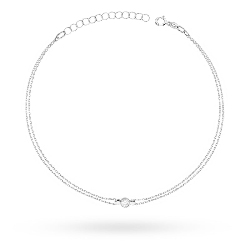 Bratara Aur 14K cu Diamant Natural 0.10 ct, imaginea 4 din 4
