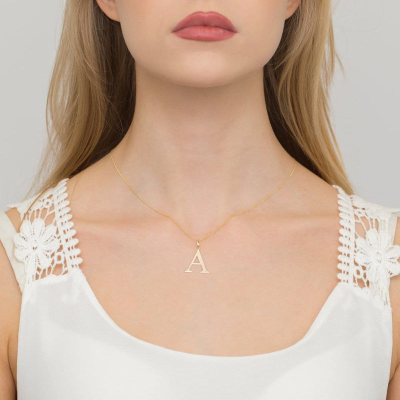 Colier Aur 14K cu Diamant Natural 0.01 ct, imaginea 2 din 2