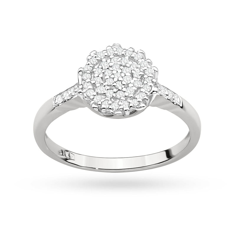 Inel Aur 14K cu Diamante Naturale 0.23 ct, imaginea 5 din 9