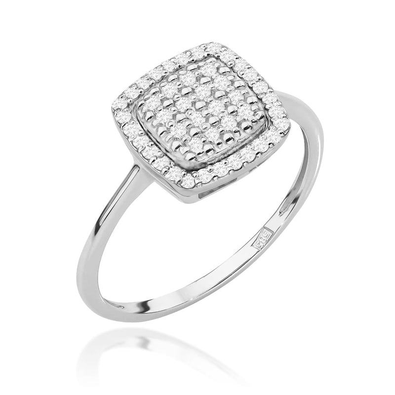 Inel Aur 14K cu Diamante Naturale 0.28 ct, imaginea 4 din 10