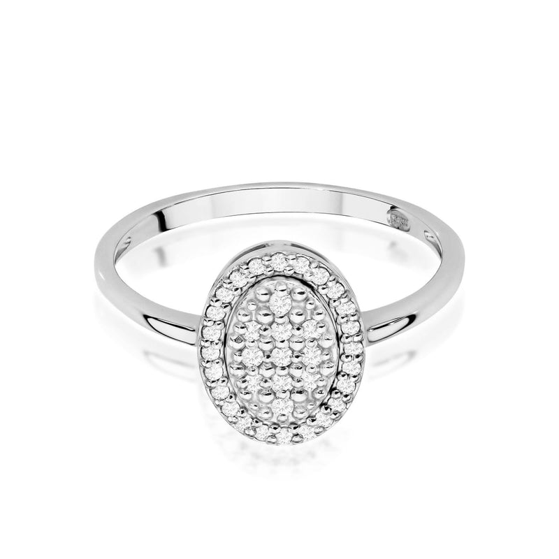 Inel Aur 14K cu Diamante Naturale 0.20 ct, imaginea 4 din 10