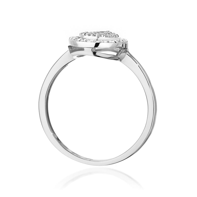 Inel Aur 14K cu Diamante Naturale 0.22 ct, imaginea 6 din 11