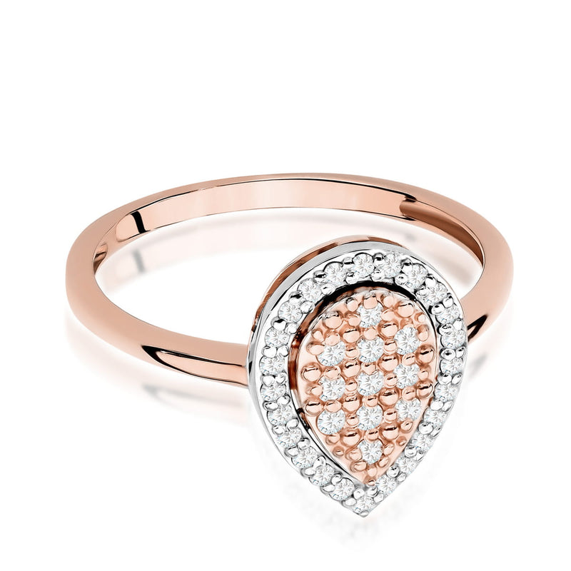 Inel Aur 14K cu Diamante Naturale 0.22 ct, imaginea 9 din 11