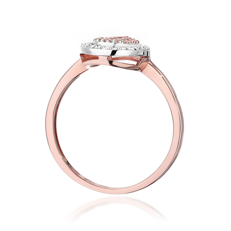Inel Aur 14K cu Diamante Naturale 0.22 ct, imaginea 10 din 11