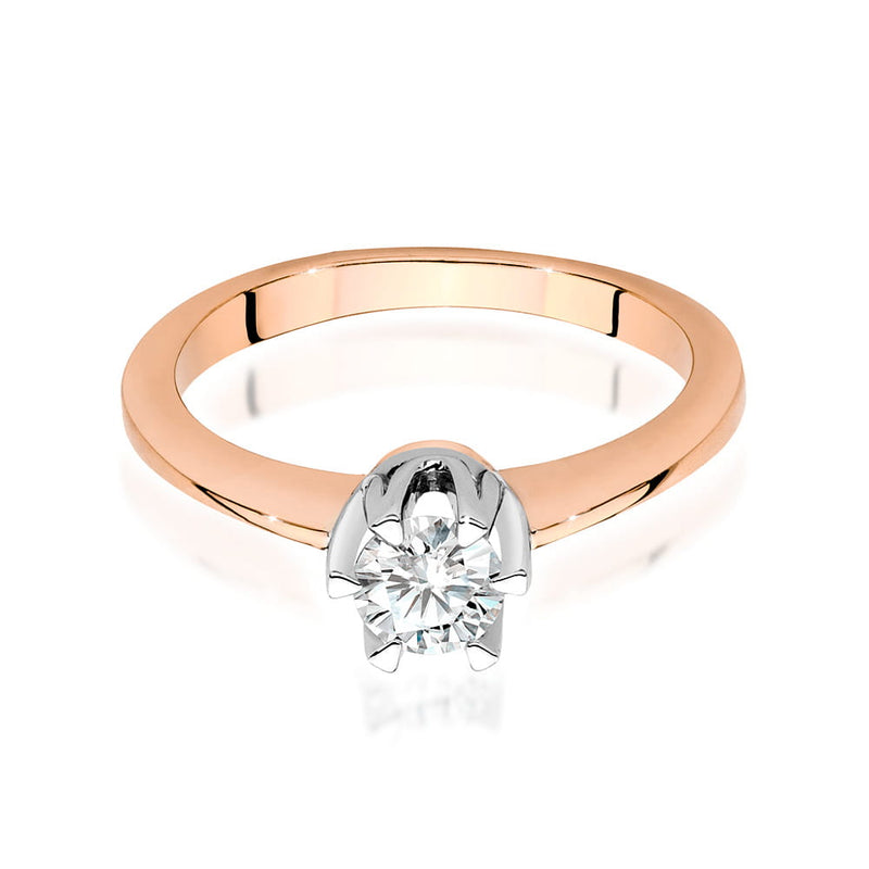 Inel Aur 14K cu Diamant Natural 0.50 ct, imaginea 7 din 8