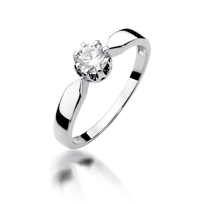 Inel Aur 14K cu Diamant Natural 0.50 ct, imaginea 4 din 5