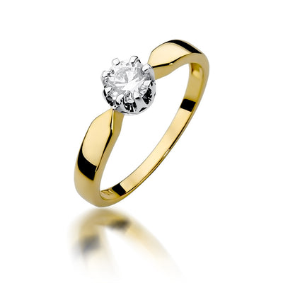 Inel Aur 14K cu Diamant Natural 0.70 ct