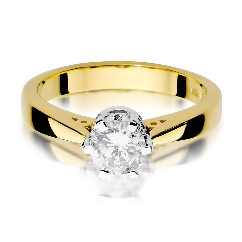 Inel Aur 14K cu Diamant Natural 1.00 ct, imaginea 2 din 12