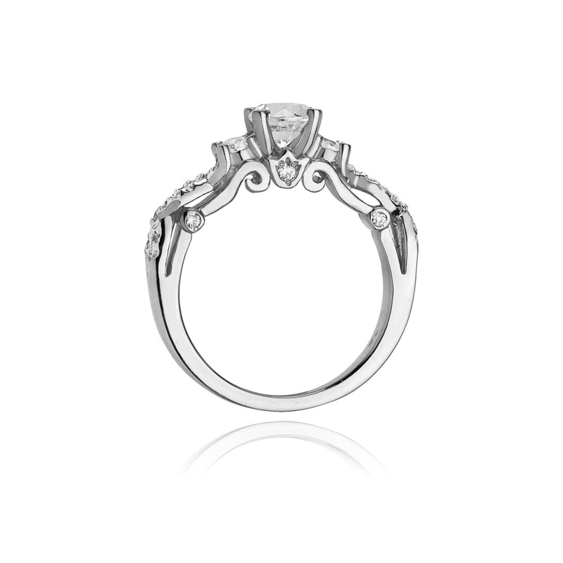 Inel Aur 14K cu Diamante Naturale 0.84 ct, imaginea 7 din 10