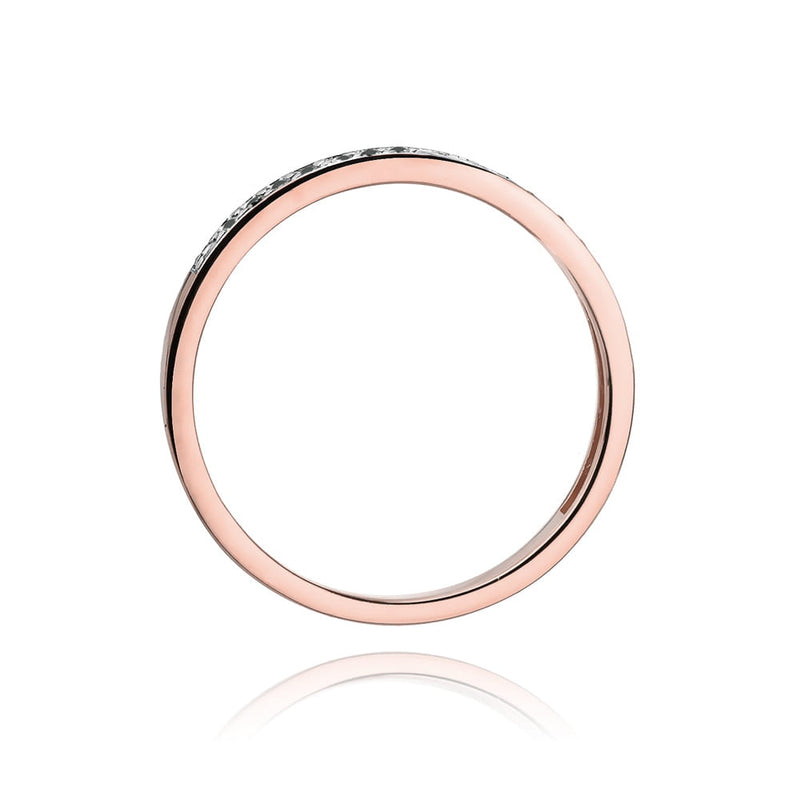 Inel Aur 14K cu Diamante Naturale Negre 0.09 ct, imaginea 10 din 11