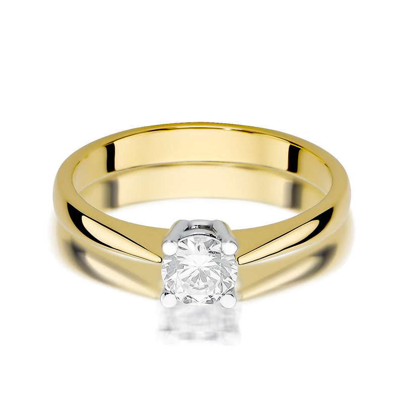 Inel Aur 14K cu Diamant Natural 0.50 ct, imaginea 1 din 11