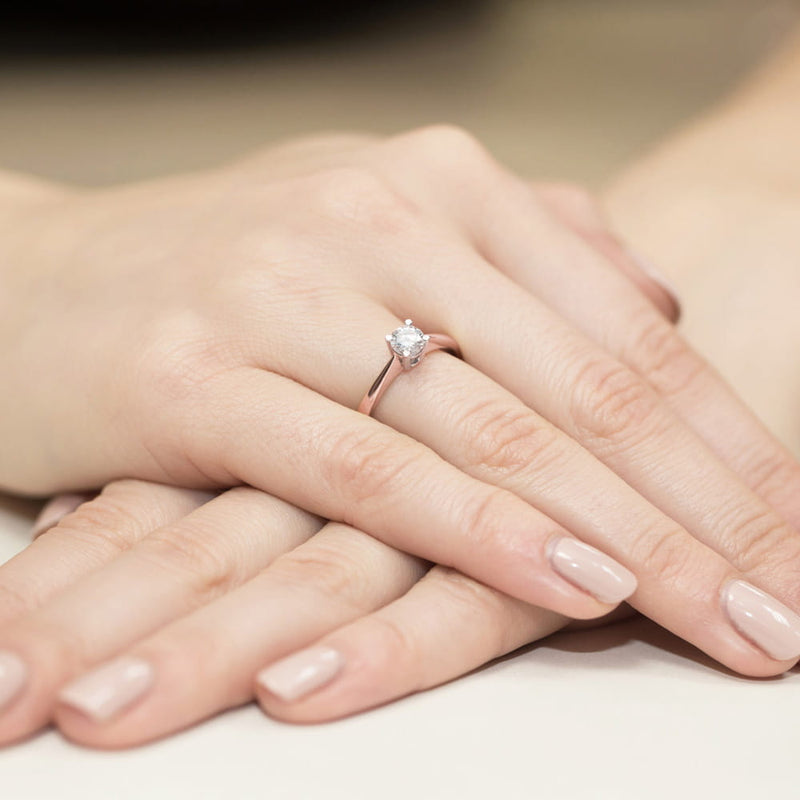 Inel Aur 14K cu Diamant Natural 0.50 ct, imaginea 11 din 11