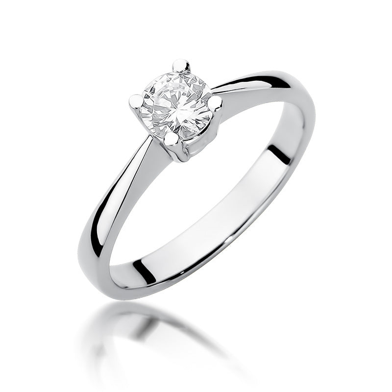 Inel Aur 14K cu Diamant Natural 0.50 ct, imaginea 4 din 11