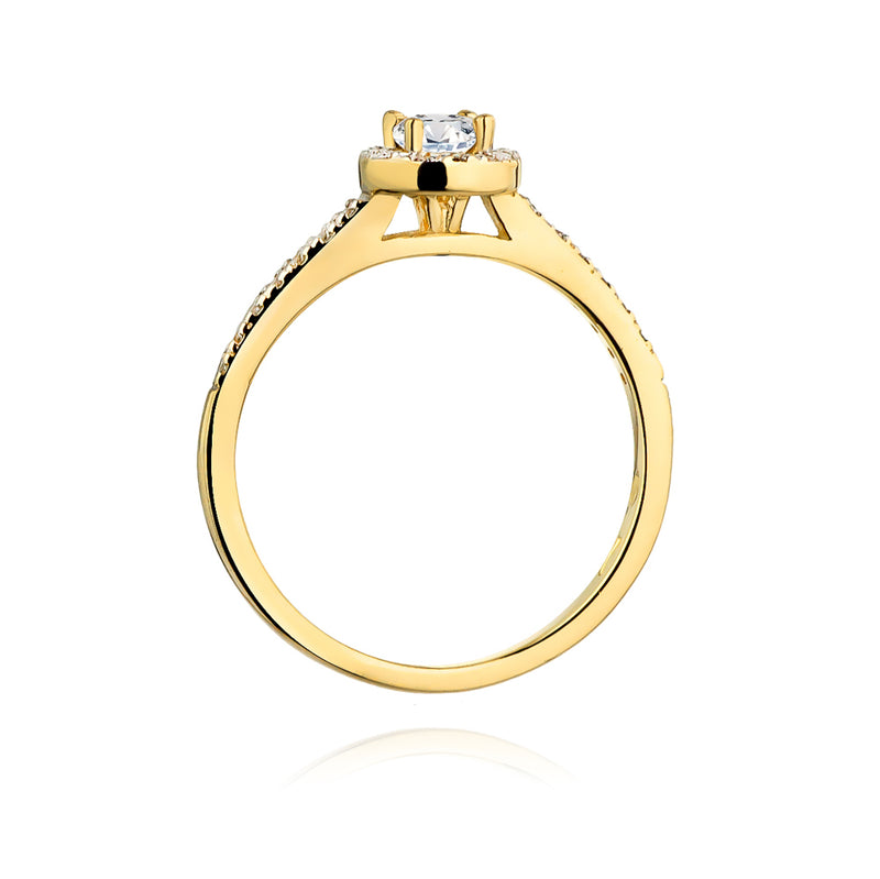 Inel Aur 14K cu Diamante de Laborator 1.38 ct, imaginea 3 din 7