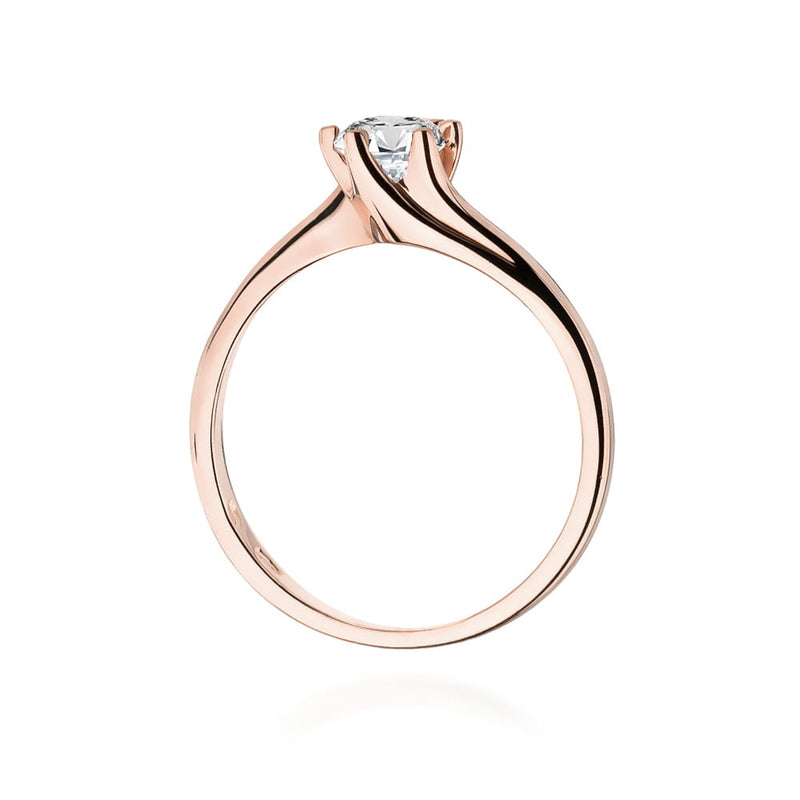 Inel Aur 14K cu Diamant Natural 0.50 ct, imaginea 11 din 12