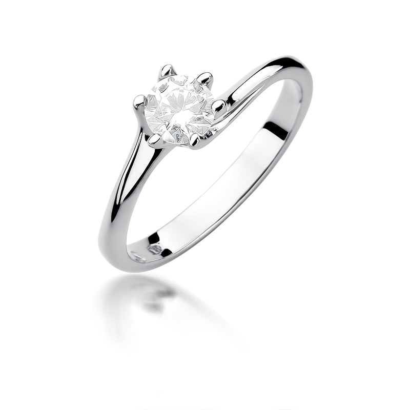 Inel Aur 14K cu Diamant Natural 0.50 ct, imaginea 5 din 12