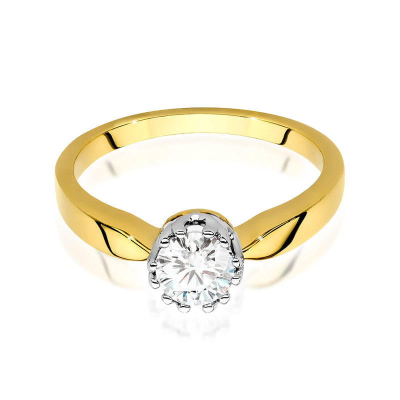 Inel Aur 14K cu Diamant Natural 0.50 ct, imaginea 2 din 9