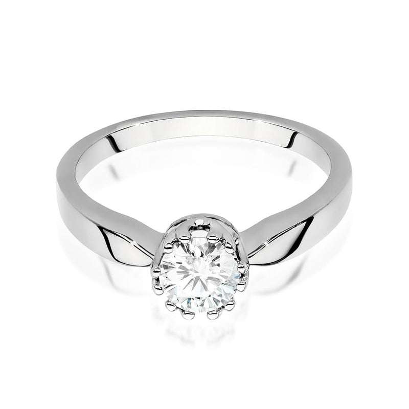 Inel Aur 14K cu Diamant Natural 0.50 ct, imaginea 8 din 9