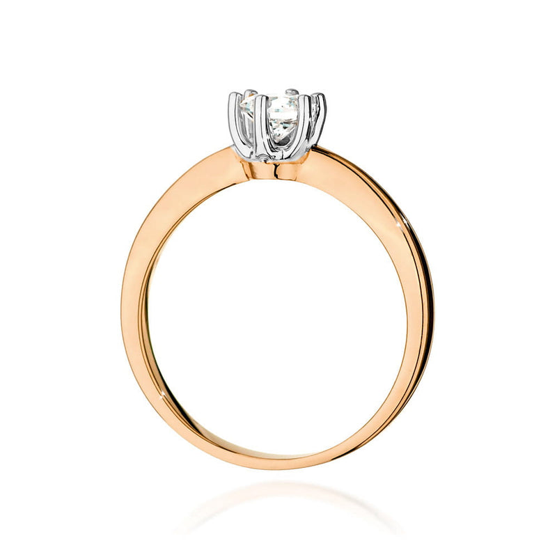 Inel Aur 14K cu Diamant Natural 0.40 ct, imaginea 11 din 12