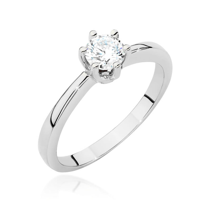 Inel Aur 14K cu Diamant Natural 0.40 ct, imaginea 5 din 12