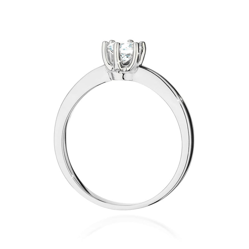 Inel Aur 14K cu Diamant Natural 0.40 ct, imaginea 7 din 12