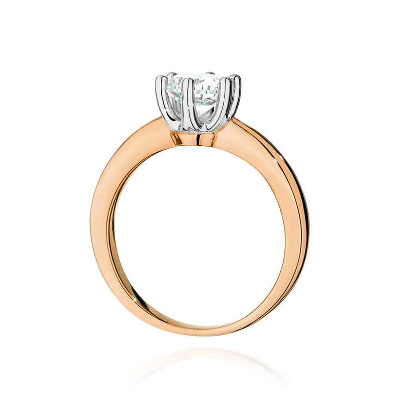 Inel Aur 14K cu Diamant Natural 0.70 ct, imaginea 11 din 12