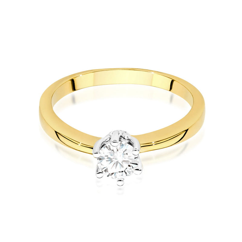 Inel Aur 14K cu Diamant Natural 0.70 ct, imaginea 2 din 12