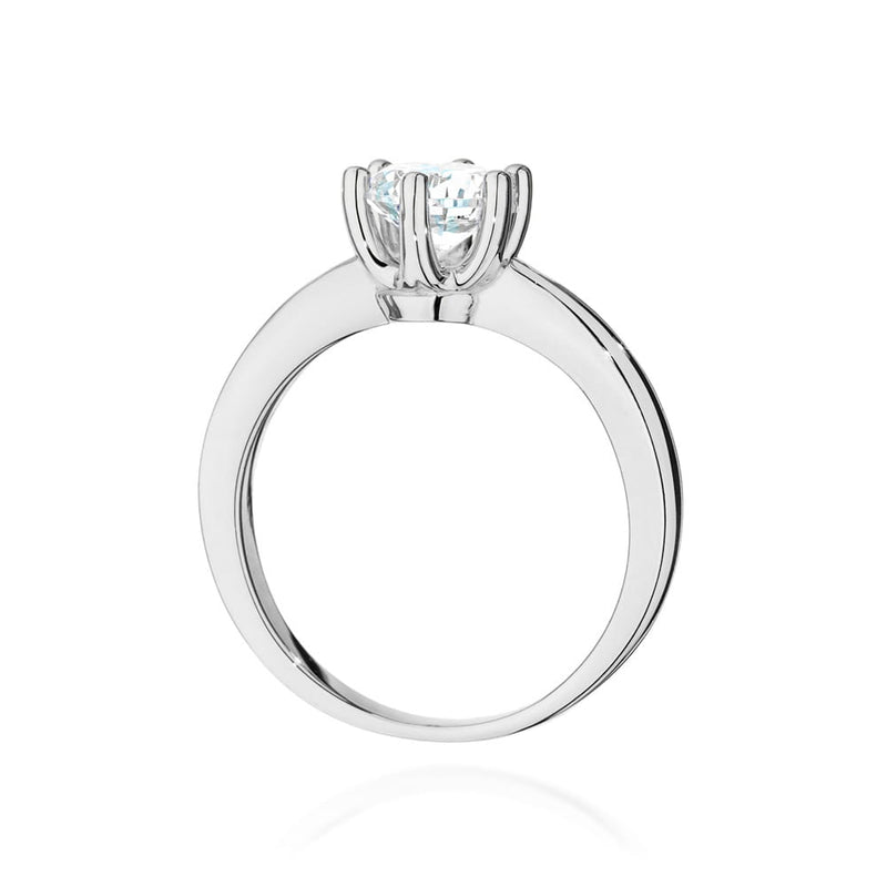 Inel Aur 14K cu Diamant Natural 0.70 ct, imaginea 7 din 12