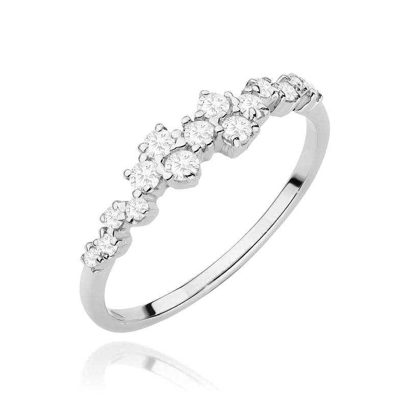 Inel Aur 14K cu Diamante Naturale 0.33 ct, imaginea 5 din 10
