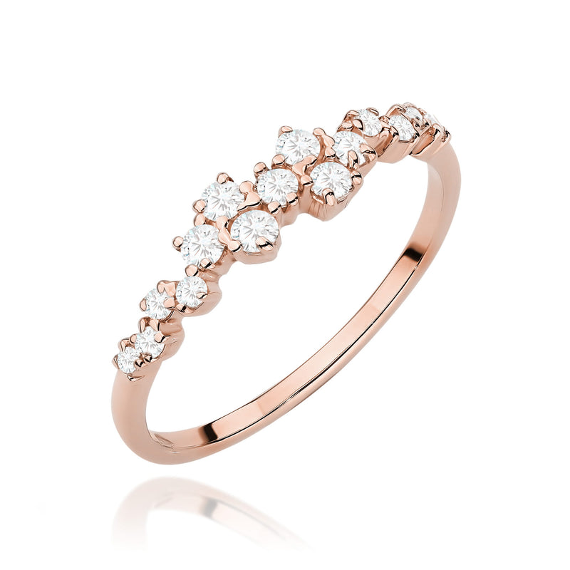 Inel Aur 14K cu Diamante Naturale 0.33 ct, imaginea 8 din 10