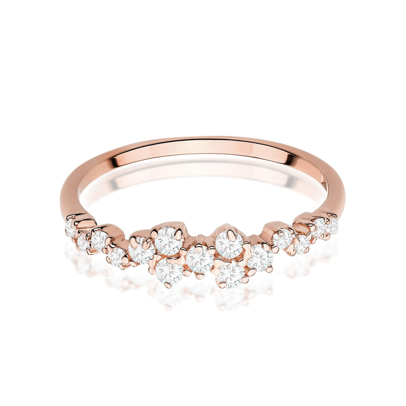 Inel Aur 14K cu Diamante Naturale 0.33 ct, imaginea 9 din 10