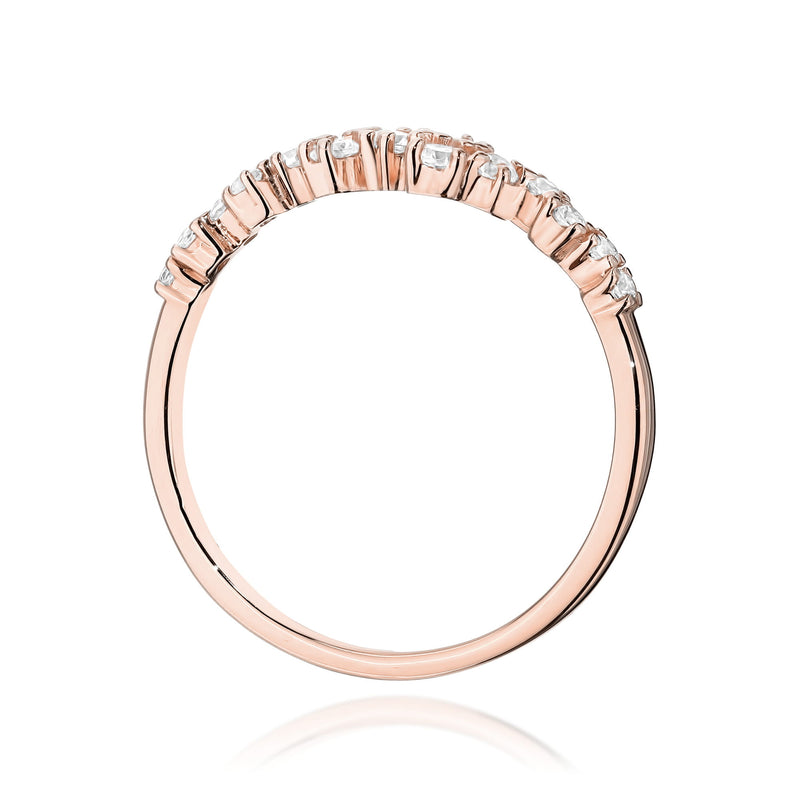 Inel Aur 14K cu Diamante Naturale 0.33 ct, imaginea 10 din 10