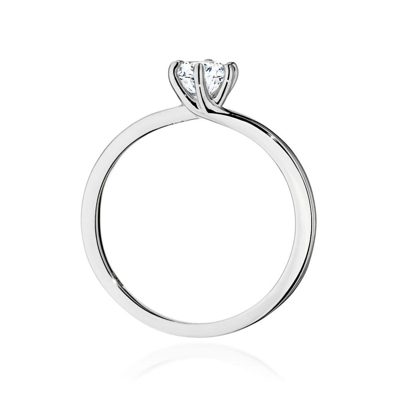 Inel Aur 14K cu Diamant Natural 0.50 ct, imaginea 6 din 9
