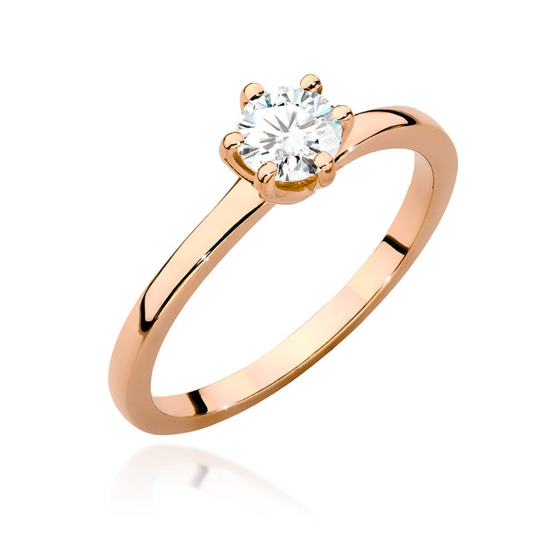 Inel Aur 14K cu Diamant Natural 0.50 ct, imaginea 7 din 9