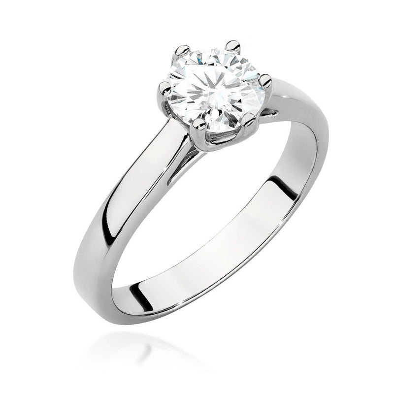 Inel Aur 14K cu Diamant Natural 0.50 ct, imaginea 4 din 9