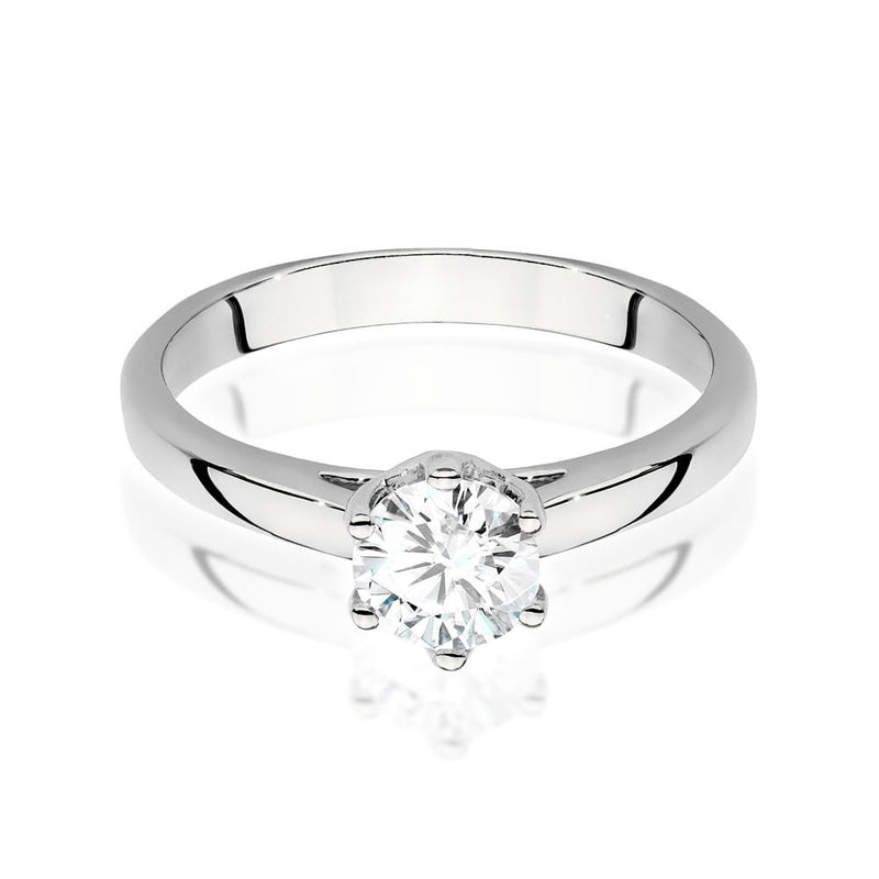 Inel Aur 14K cu Diamant Natural 0.50 ct, imaginea 5 din 9