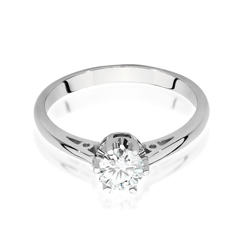 Inel Aur 14K cu Diamant Natural 0.50 ct, imaginea 2 din 9