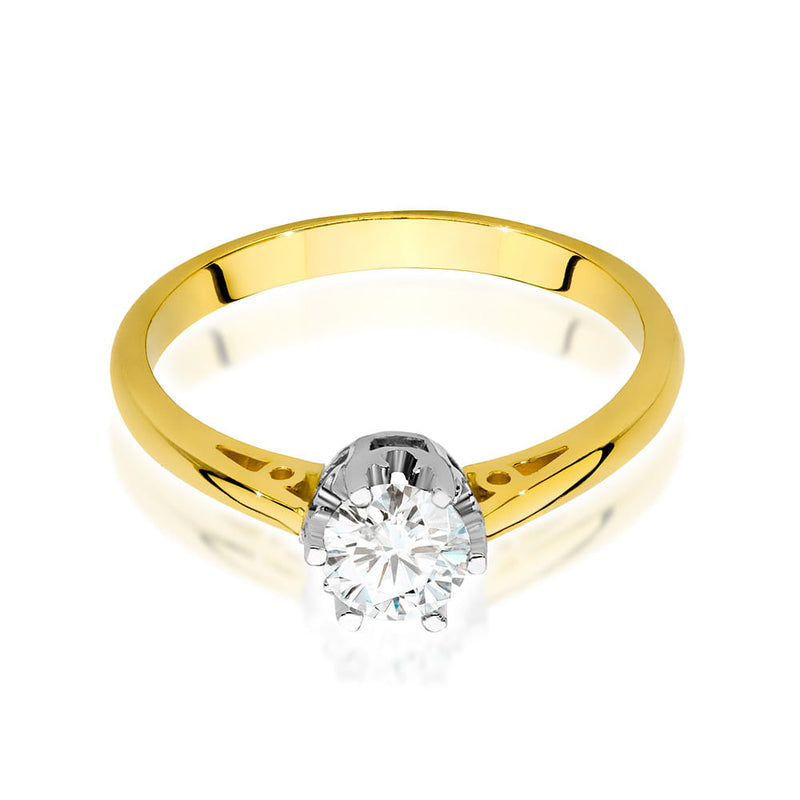 Inel Aur 14K cu Diamant Natural 0.50 ct, imaginea 5 din 9