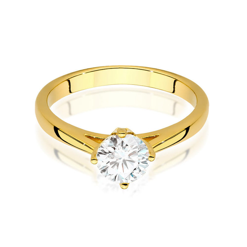 Inel Aur 14K cu Diamant Natural 0.50 ct, imaginea 2 din 9