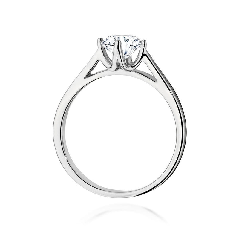 Inel Aur 14K cu Diamant Natural 0.50 ct, imaginea 6 din 9