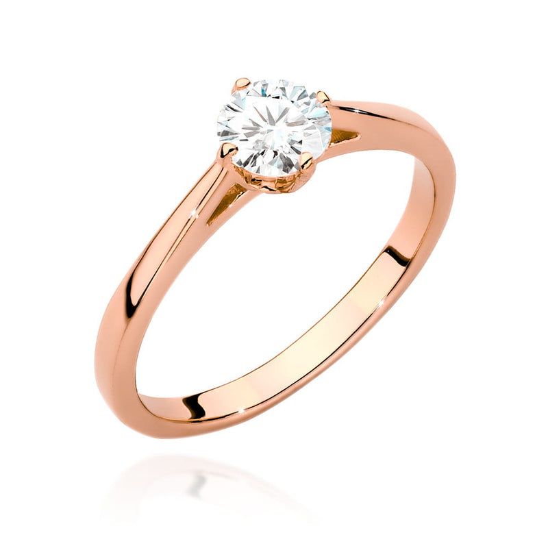 Inel Aur 14K cu Diamant Natural 0.50 ct, imaginea 7 din 9