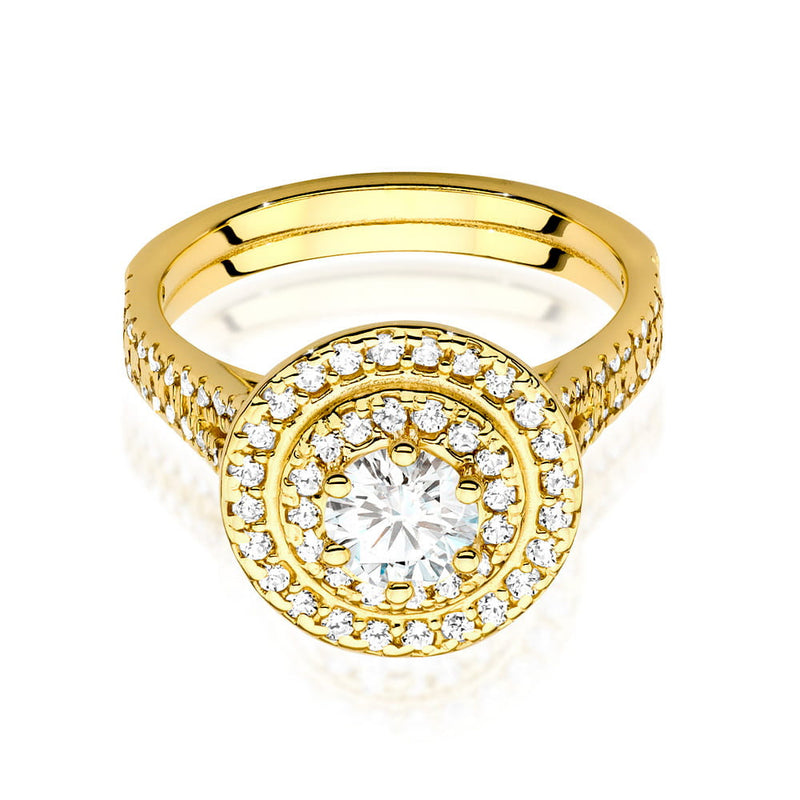 Inel Aur 14K cu Diamante Naturale 1.63 ct, imaginea 2 din 9