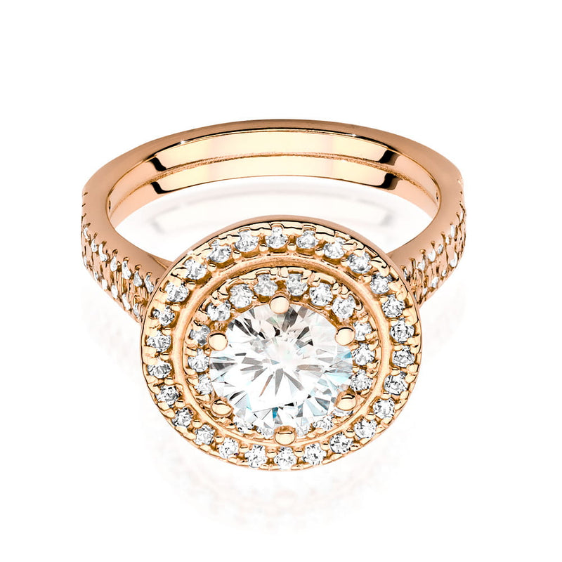 Inel Aur 14K cu Diamante Naturale 1.63 ct, imaginea 8 din 9