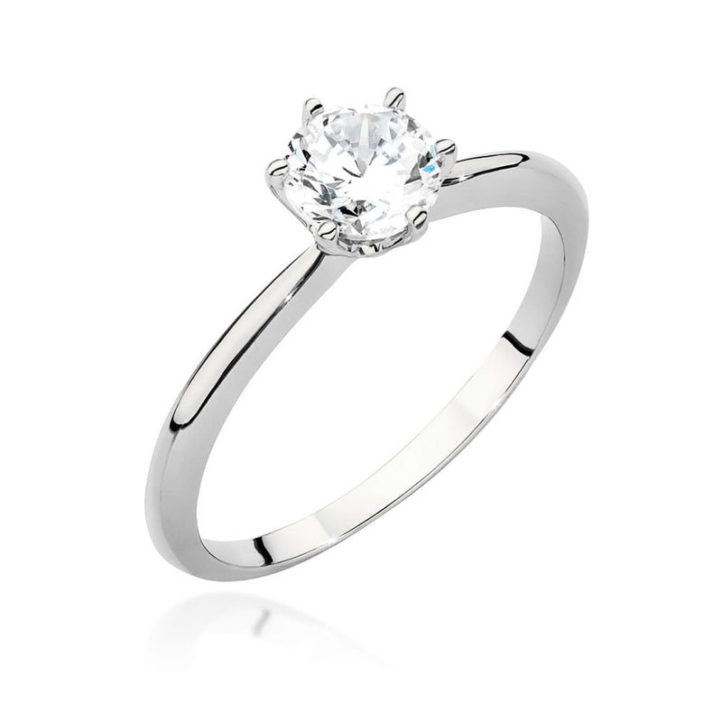 Inel Aur 14K cu Diamant Natural 0.70 ct, imaginea 1 din 9