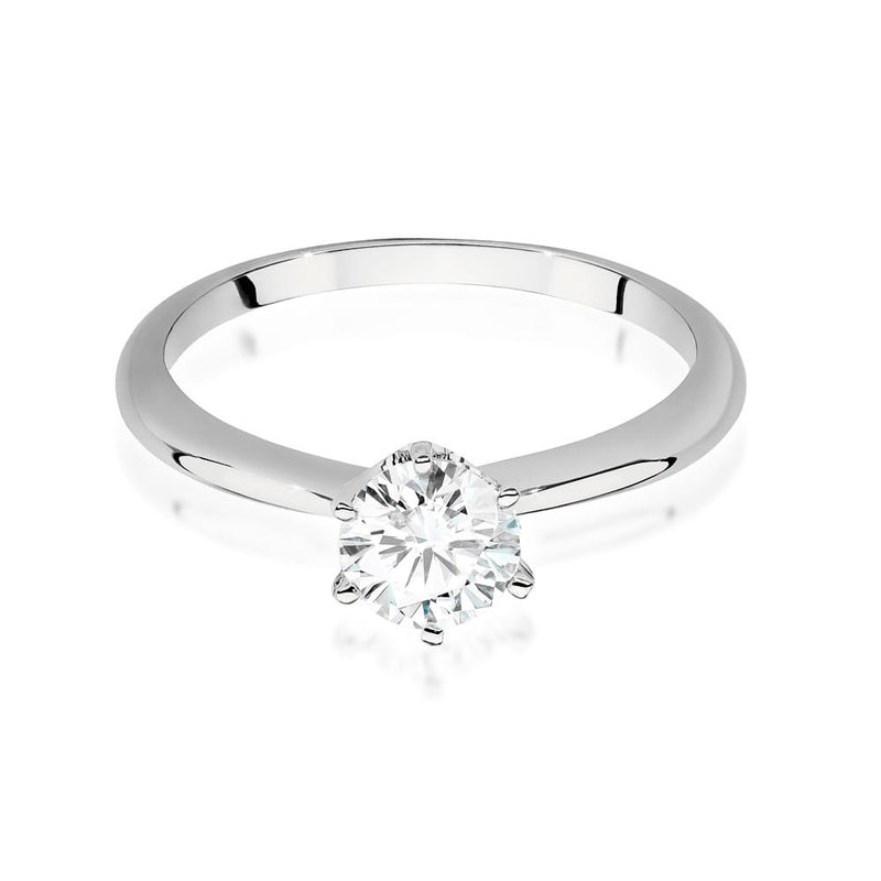 Inel Aur 14K cu Diamant Natural 0.70 ct, imaginea 2 din 9