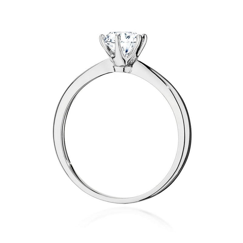 Inel Aur 14K cu Diamant Natural 0.70 ct, imaginea 3 din 9